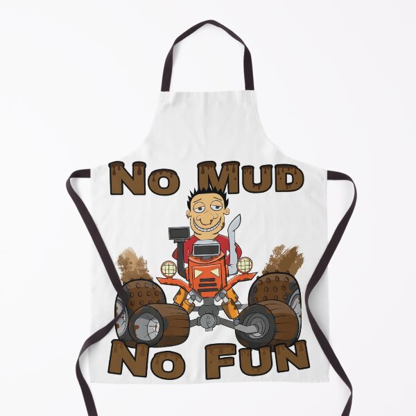Item preview, No Mud No Fun Off Road Tractor Red designed and sold by ETVdesign.