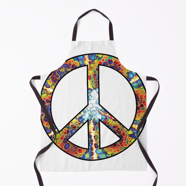 Item preview, Peace Sign Festival Pattern designed and sold by ETVdesign.