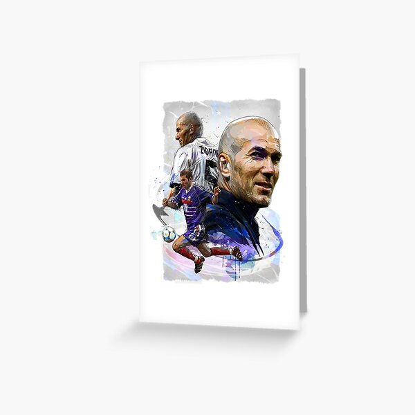 Zinedine Zidane promo autograph card 