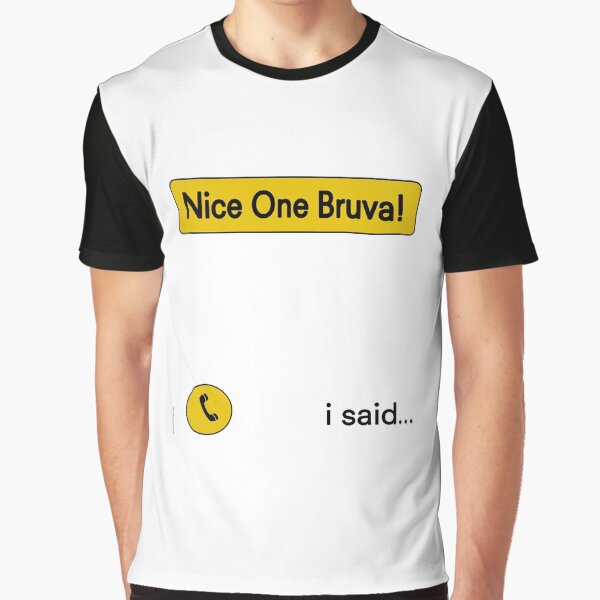 Nice One Bruva - Human Traffic Graphic T-Shirt