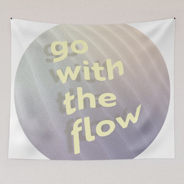 Item preview, Go with the flow - Inspirational Positive Affirmation  designed and sold by joynation.