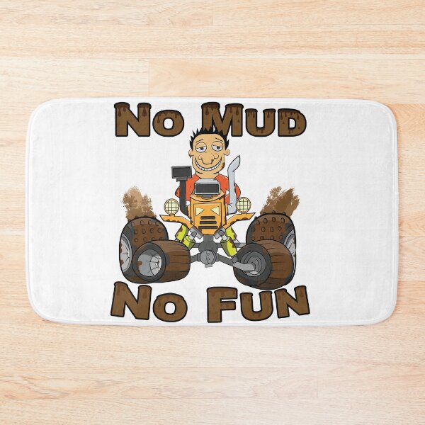 Item preview, No Mud No Fun Off Road Tractor Orange designed and sold by ETVdesign.