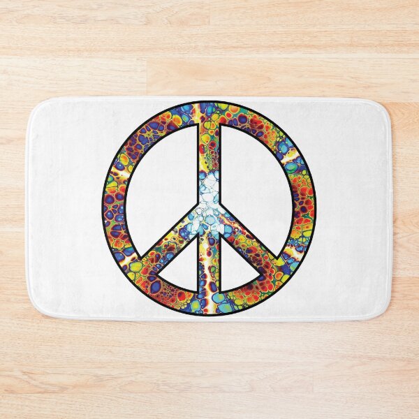 Item preview, Peace Sign Festival Pattern designed and sold by ETVdesign.
