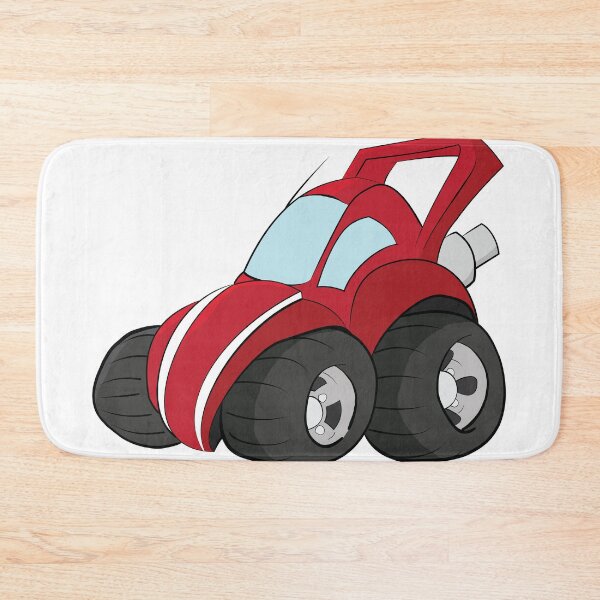 Item preview, Cartoon Red Hatchback designed and sold by ETVdesign.