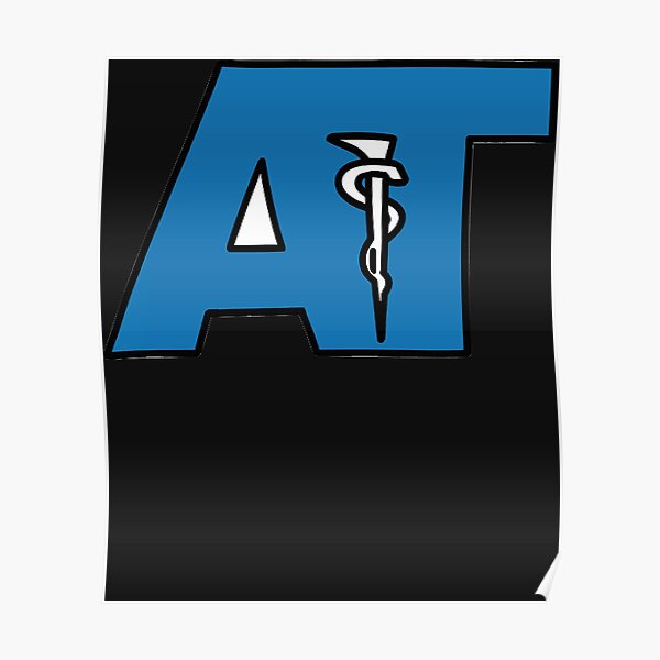 athletic-training-logo-poster-for-sale-by-jennifer5341-redbubble