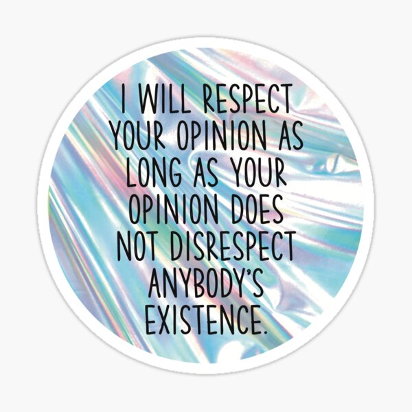 Respect Sticker For Sale By Kaki Redbubble