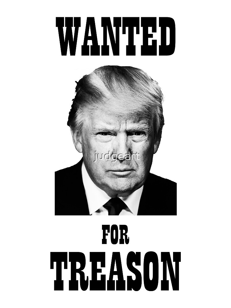 Donald Trump Wanted for Treason | Poster