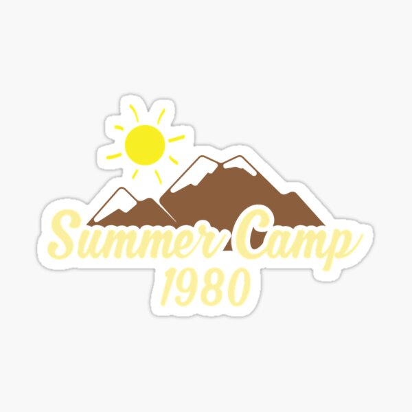 Summer Camp 1980s Vintage Retro 80s Campers Sticker For Sale By