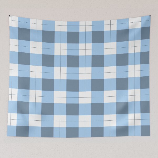 Item preview, Christmas Winter Blue Buffalo Plaid Check Pattern designed and sold by Tamas Das.