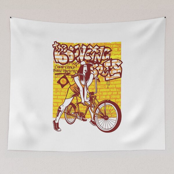 Item preview, bycycle girl punk designed and sold by grimesrachel.