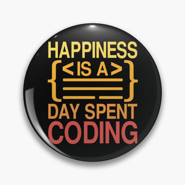 Item preview, Le bonheur est une journée passée à coder une citation en informatique pour les développeurs de logi designed and sold by CarlosKraus93.