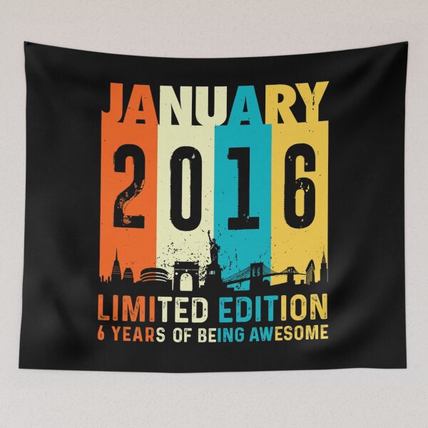 Item preview, Born January 2016 Limited Edition Birthday designed and sold by Jocelooper.