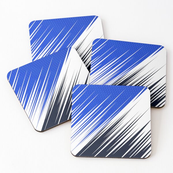 Item preview, Navy Blue White Abstract Art designed and sold by Tshirtstory.