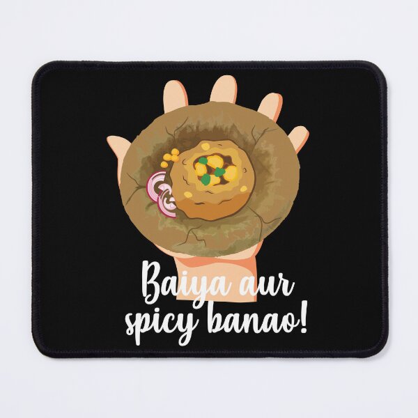Item preview, Spicy Pani Puri Hindi Quote India Pakistan Food Lovers designed and sold by alltheprints.