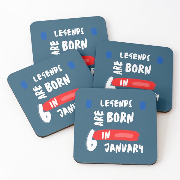 Item preview, legends are Born in 6th January for Birthday Gift Family designed and sold by Jocelooper.