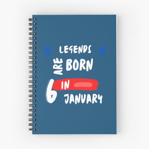 Item preview, legends are Born in 6th January for Birthday Gift Family designed and sold by Jocelooper.