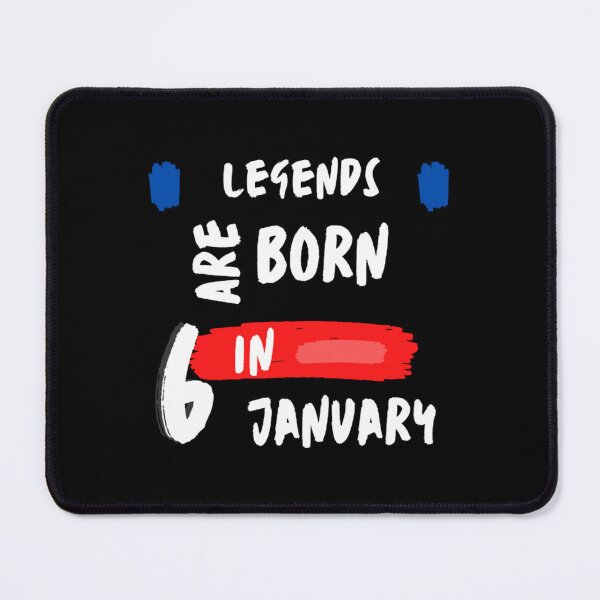 Item preview, legends are Born in 6th January for Birthday Gift Family designed and sold by Jocelooper.