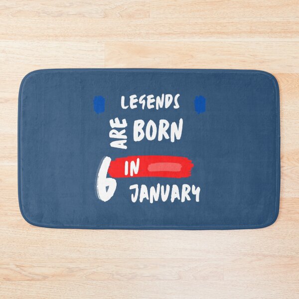 Item preview, legends are Born in 6th January for Birthday Gift Family designed and sold by Jocelooper.