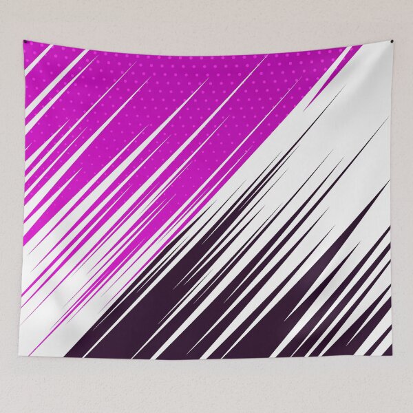 Item preview, Purple White Abstract Art designed and sold by Tshirtstory.