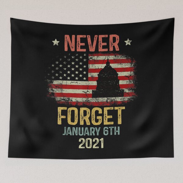 Item preview, Never Forget 6th January 2021 Retro Vintage    designed and sold by Jocelooper.