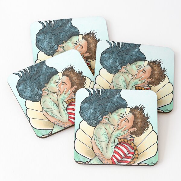 Item preview, Mermaid and Sailor in Clam Shell designed and sold by Mariko Konno.