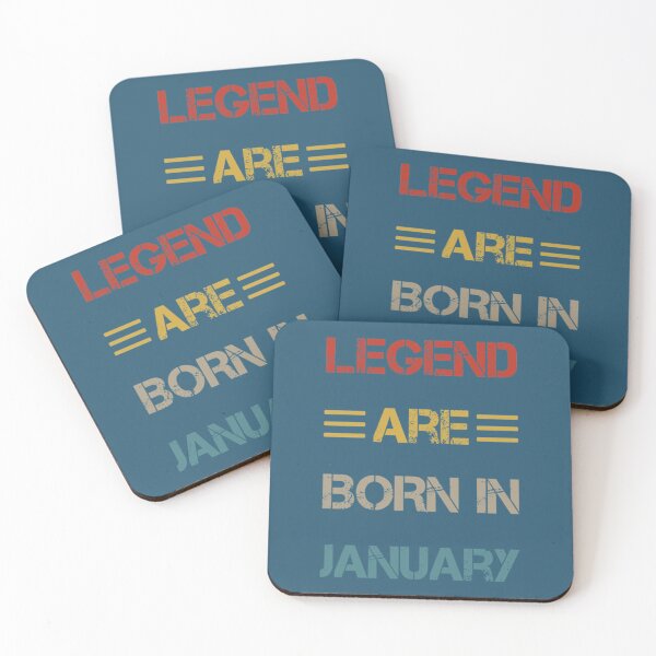 Item preview, Legends Are Born In January   designed and sold by Jocelooper.