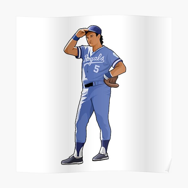 George Brett Retro Baseball Caricature T Shirt