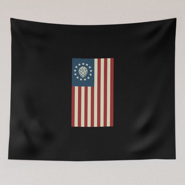 Item preview, Star Spangled Patriotic Hops Beer Flag Classic T-Shirt designed and sold by verarheaf9.