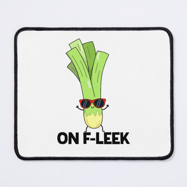 Item preview, On Fleek Funny Veggie Leek Puns  designed and sold by punnybone.