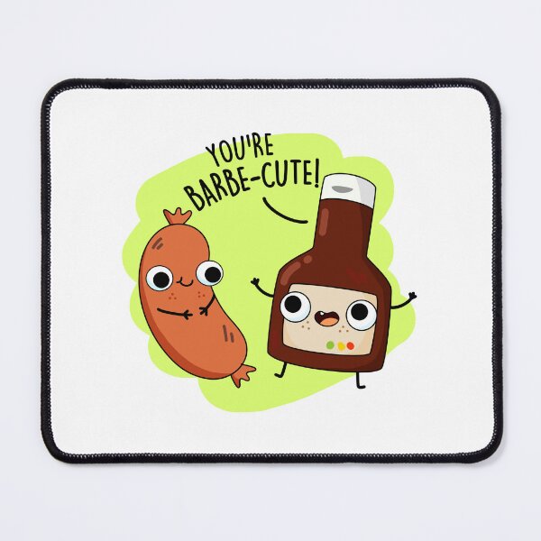 Item preview, Barbe-cute Funny Barbecue Puns  designed and sold by punnybone.