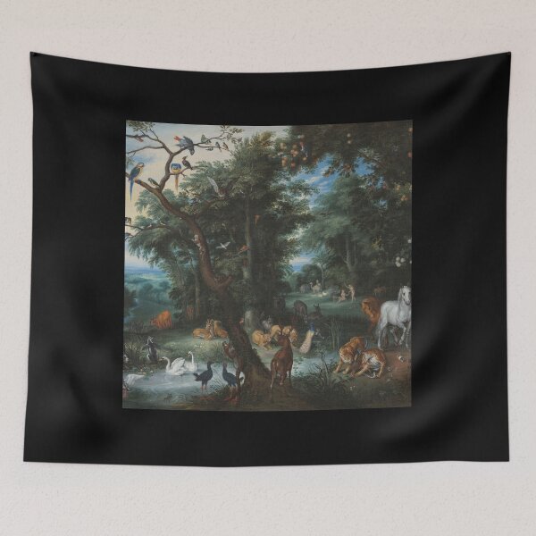 Item preview, Le Jardin dEden 1655-61 par Izaak van Oosten Top mousseline designed and sold by CarlosKraus93.