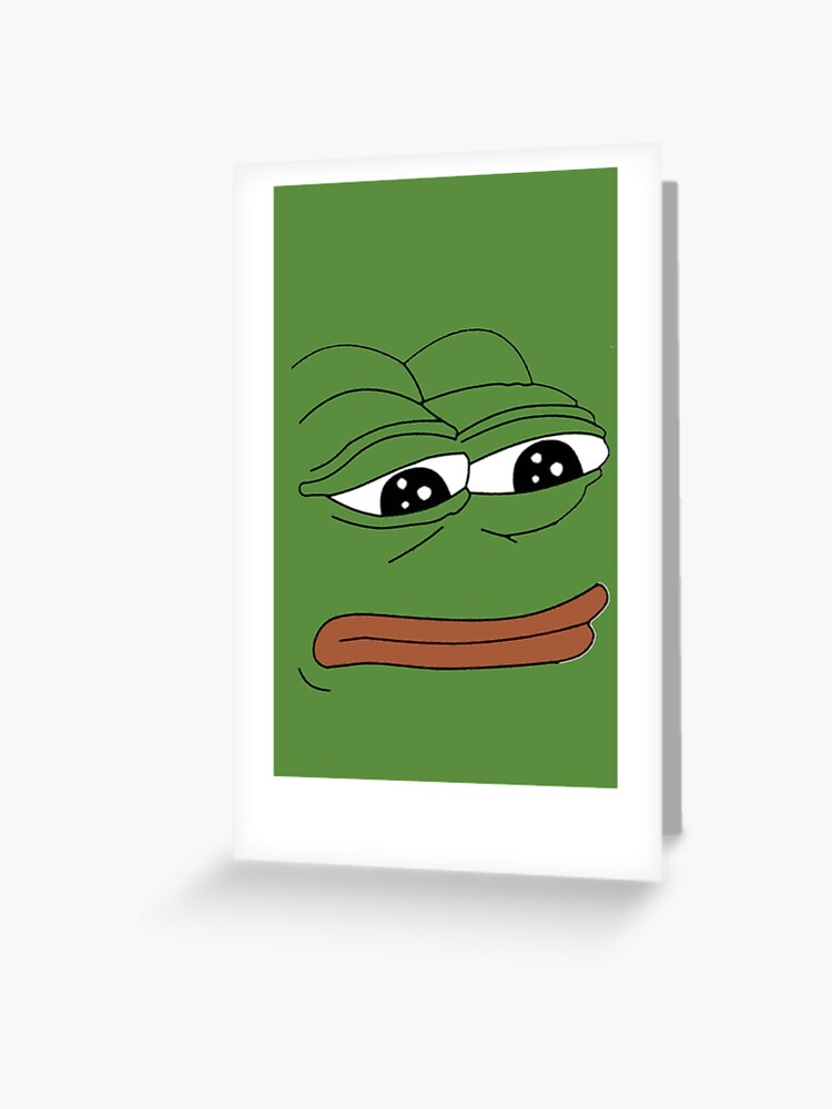 Sad Face Meme Greeting Cards for Sale