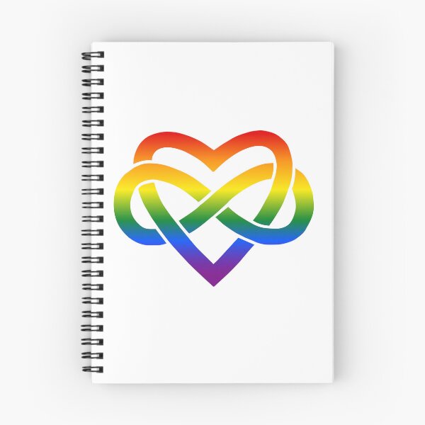 Item preview, Rainbow Heart Infinity  Pride Month designed and sold by TaylorGift.