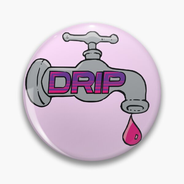 Item preview, DRIP Tap Pink Droplet designed and sold by ETVdesign.