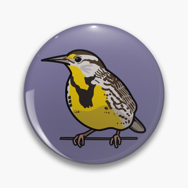 Item preview, Western Meadowlark State Bird Graphic Illustration designed and sold by ErinTerryIllus.