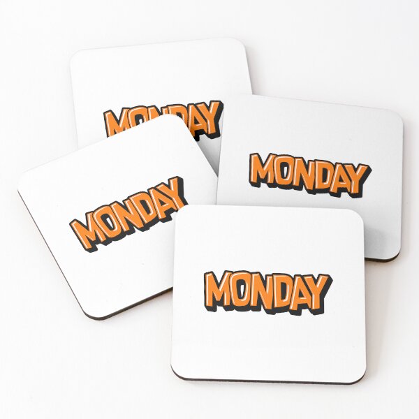 Item preview, FUNNY MONDAY TYPOGRAPHY designed and sold by SUDAHLAHDONN.