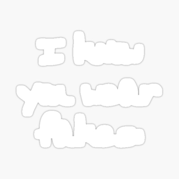 I know your wear fakes. Sticker