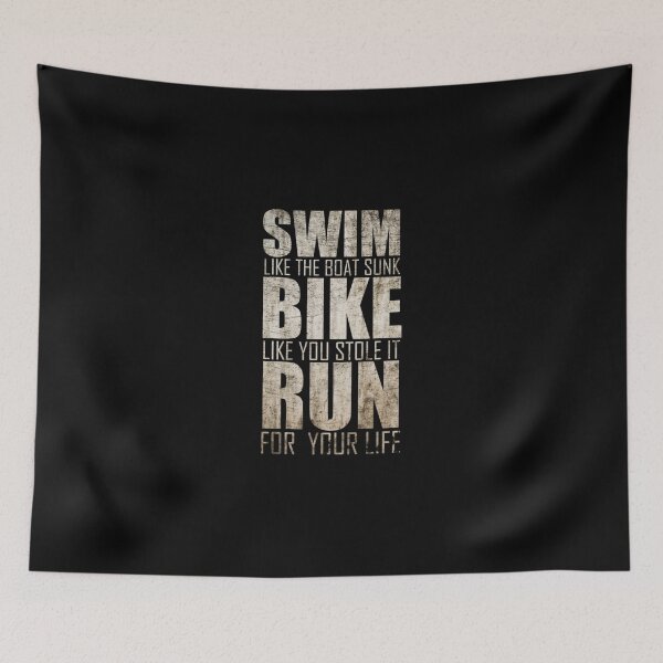 Item preview, Triathlon Swim Bike Run Funny Triathlete Essential T-Shirt designed and sold by dianesandraon.