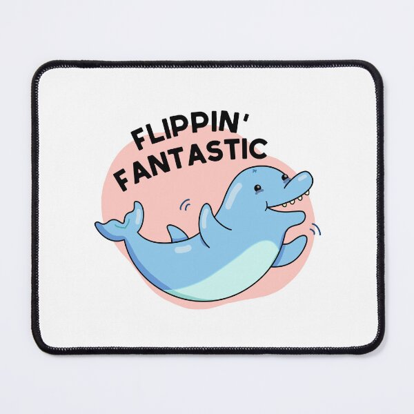 Item preview, Flippin Fantastic Funny Dolphin Puns designed and sold by punnybone.