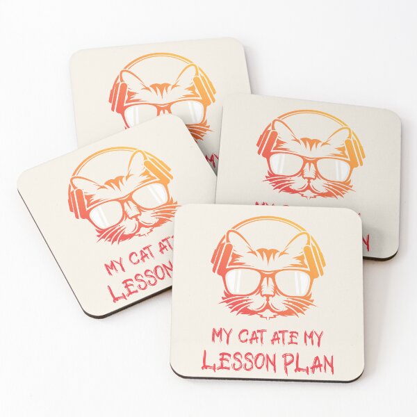Item preview, My cat ate my lesson plan. Teacher´s Excuse designed and sold by Rebel-Design.
