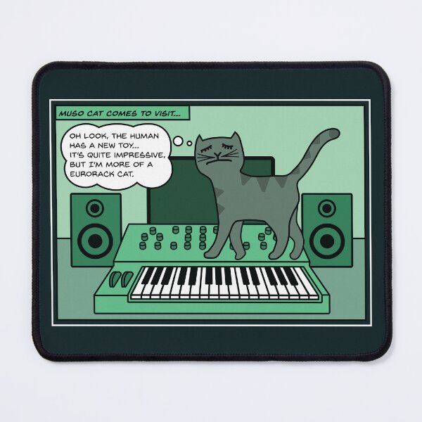 Item preview, Synth Cat Green designed and sold by AtomicMalibu.
