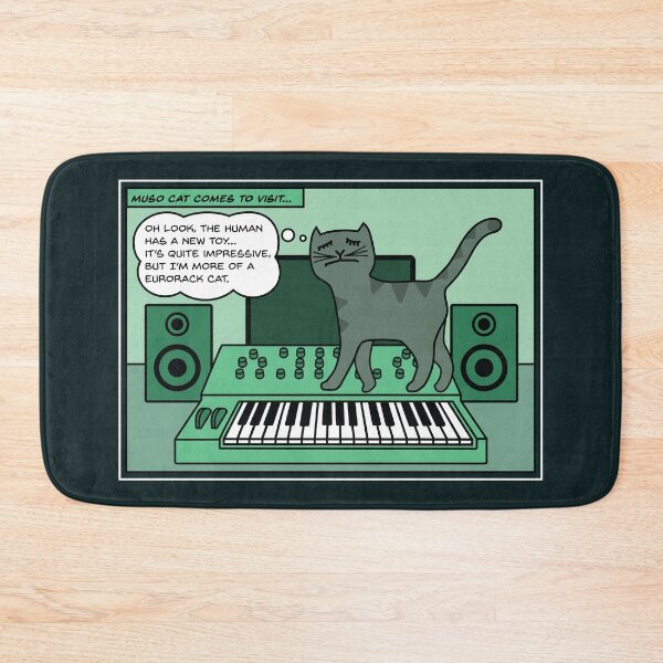 Item preview, Synth Cat Green designed and sold by AtomicMalibu.