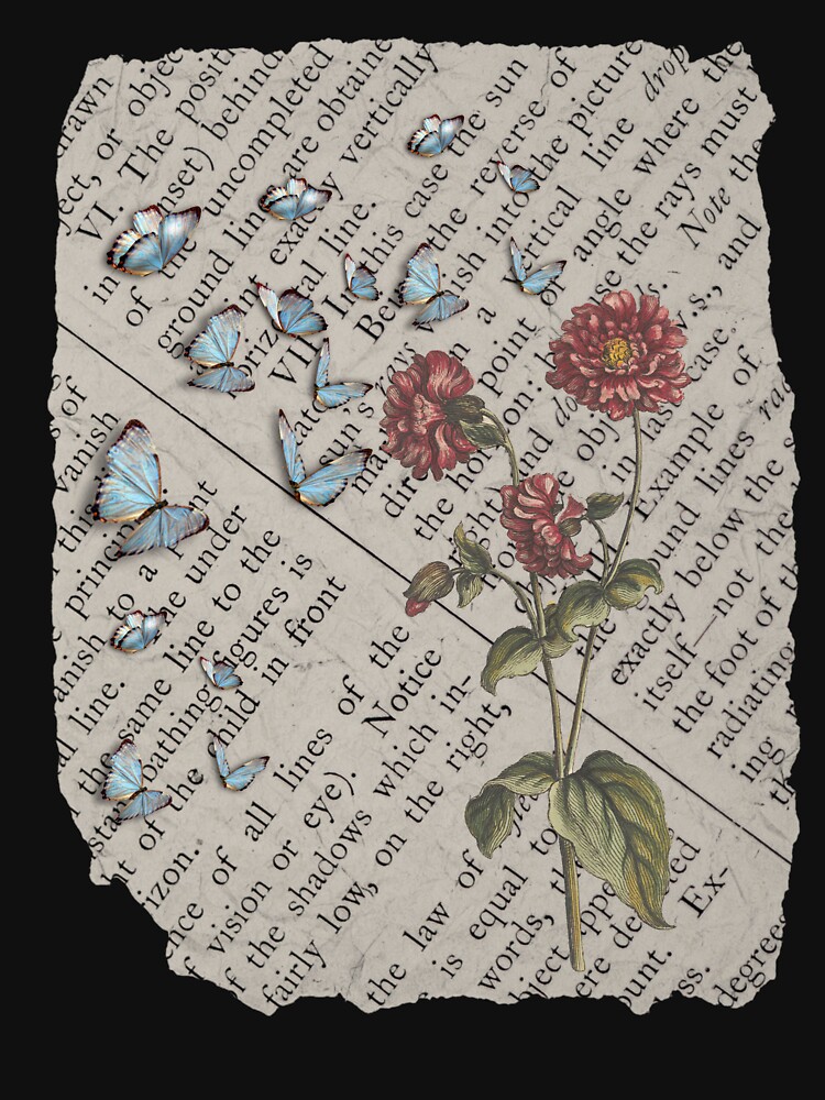 CRASPIRE Travelers Note Book Clip Alloy Vintage Flower Butterfly Theme