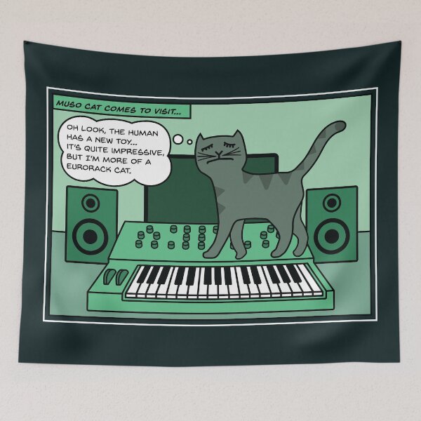Item preview, Synth Cat Green designed and sold by AtomicMalibu.