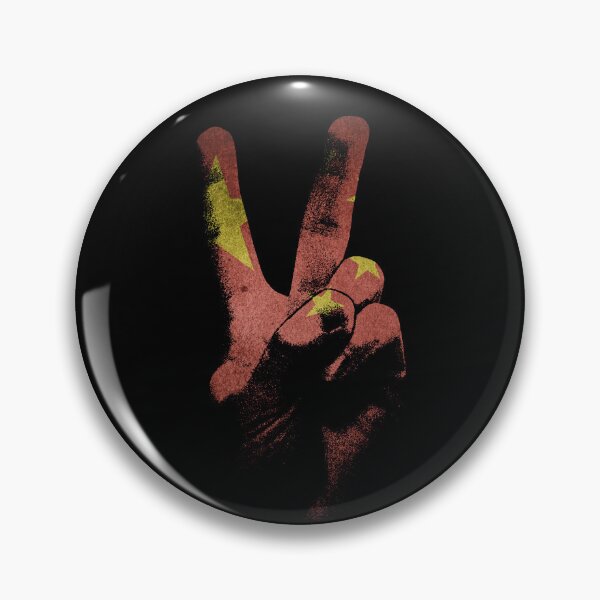 Item preview, China Flag Peace Sign Hand Peace In China Gear designed and sold by DynamicDesign.