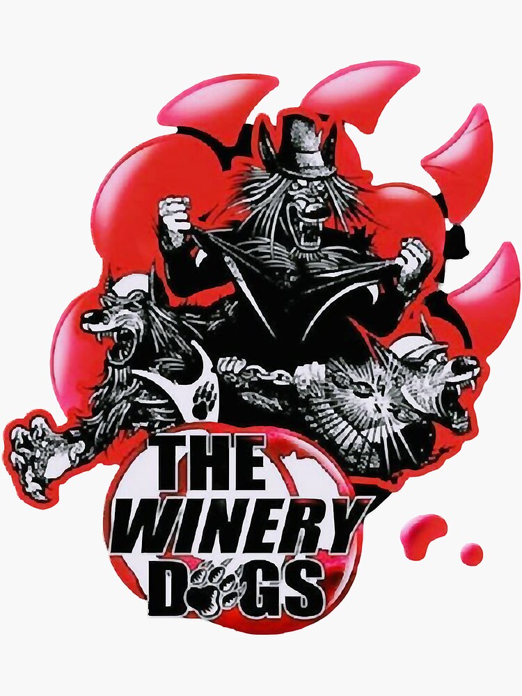 "The Winery Dogs Band " Sticker for Sale by AalianaDwire89 Redbubble
