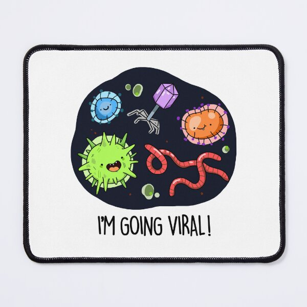 Item preview, I'm Going Viral Funny Virus Puns designed and sold by punnybone.