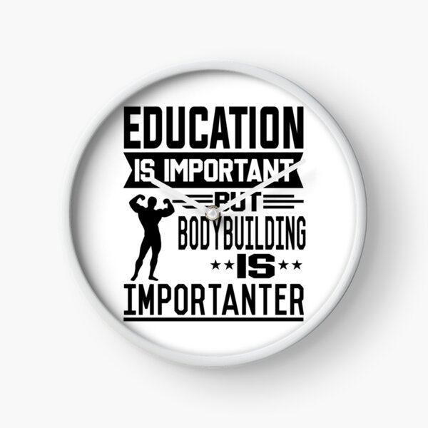 Item preview, Education is important but Bodybuilding is Importanter designed and sold by printhappy4you.
