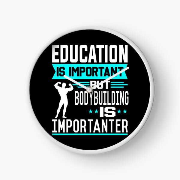 Item preview, Education is important but Bodybuilding is Importanter designed and sold by printhappy4you.