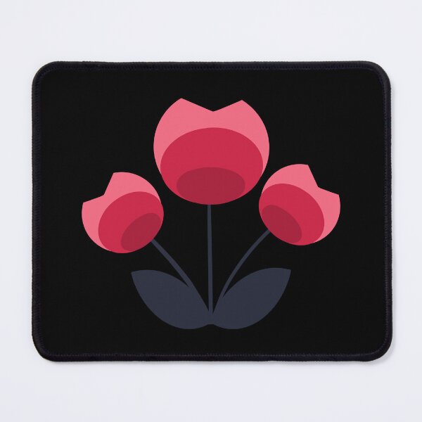 Item preview, Red and Pink Mid Century Modern Flower designed and sold by Orchyd.